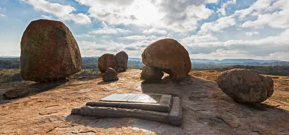 Scenic rock formations at Matobo National Park